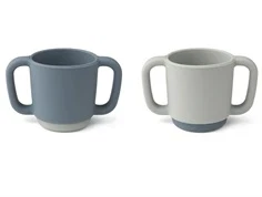 Liewood blue mix babykop Alicia silikone (2-pack)